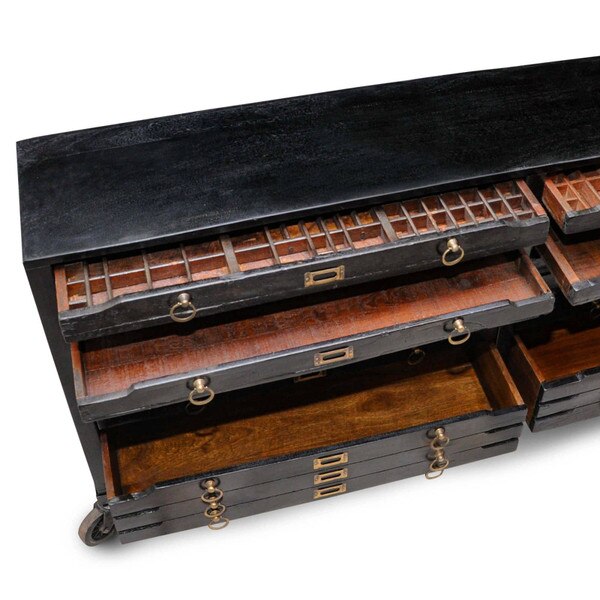 Printmakers Console 12 Drawers